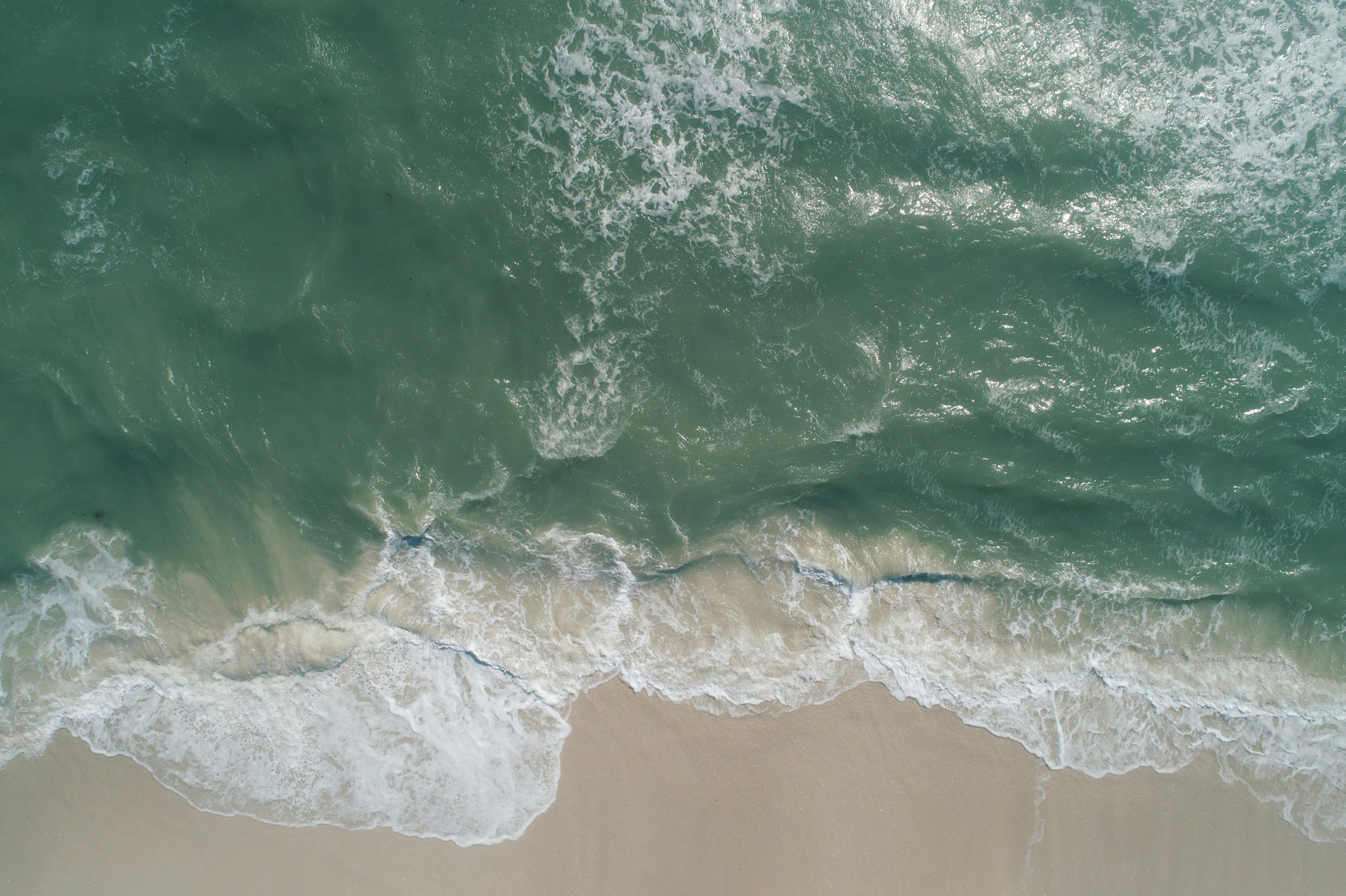 Green Ocean Water